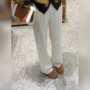 YUFUQING | High Waist Wide Leg Pants Womens Autumn Winter Thickened Warm Loose Slim Straight Casual Trousers Korean Style Lazy Fashion