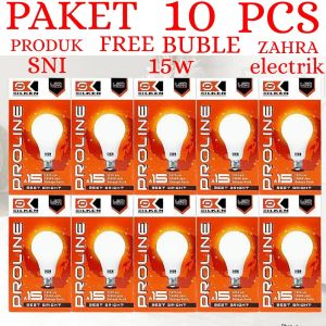 BOHLAM LED / LAMPU LED SILKEN PROLINE PUTIH GARANSI 1 TAHUN 5W-23W PAKET 10PCS