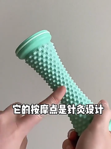 Foot Massage Roller Portable Massager Roller Tissue Muscle Massage For Foot Heel Pain Yoga Fitness Aids Reflexology Foot Massage Roller For Plantar Fasciitis Relief Foot Roller To Deep Tissue Arch Pain Relief Deep Trigger Sole Acupoint