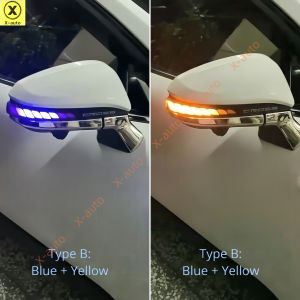 ไฟสัญญาณเลี้ยวต่อเนื่อง LED กระจกมองข้างใช้ได้กับ Toyota Camry Corolla Yaris Vios Altis Prius Venza-กระจกด้านข้างกระจกมองหลัง