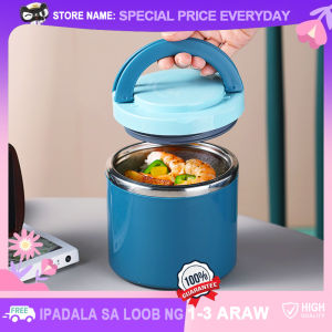 Insulated Sealed Bento Boxes Stainless Steel Soup Jar Heat Preservation Lunch Bowl Food Warm Container for School Picnic Camping Office Student