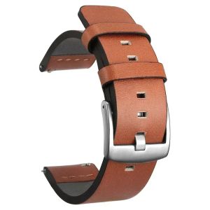 Dây Đeo Đồng Hồ Bằng Da Tháo Nhanh 20mm/22mm Dành Cho Samsung Galaxy Watch 3 Active2 Huawei Watch GT 2 Tương Thích Với Đồng Hồ 40/44mm