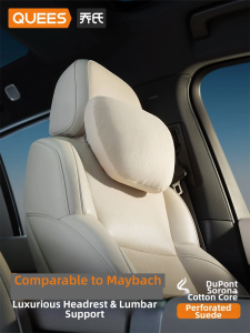 QUEES | Car Neck & Lumbar Support Pillow
