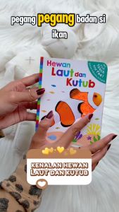 My First Touch and Feel Hewan Laut dan Kutub - Baby Sensory Board Book [GinukGinukBooks]