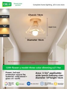 DGY | Modern Wood Style Corridor Light