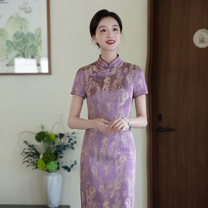 Elegant Advanced Cheongsam Dress Summer New Arrival