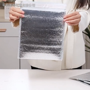 Homepeas® Disposable Insulated Bag Thickened Keep Warm/Fresh Aluminum Foil Bag Takeout Packaging Bag