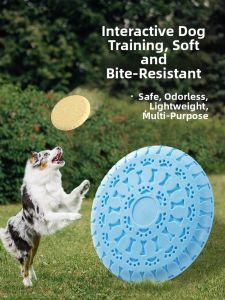 NEWRUYUN | Bite Resistant Dog Training Flying Disc