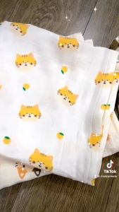 Khăn đa năng / Khăn tắm xô 2 lớp mềm mại Muslin thấm hút tốt