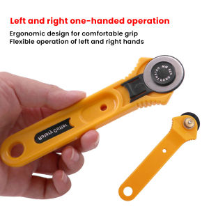 AmoKi 28mm Circular Cutter Fabric Cutting Knife Cloth Leather Paper Quilters Craft Sewing Rotary Cutter