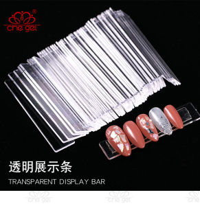 แผ่นแสดงทำเล็บแบบแผ่นอะคริลิคแผ่นสีแบบสำหรับจัดแต่งทรงผมอุปกรณ์แขวนจัดเก็บตัวอย่างบนโต๊ะ