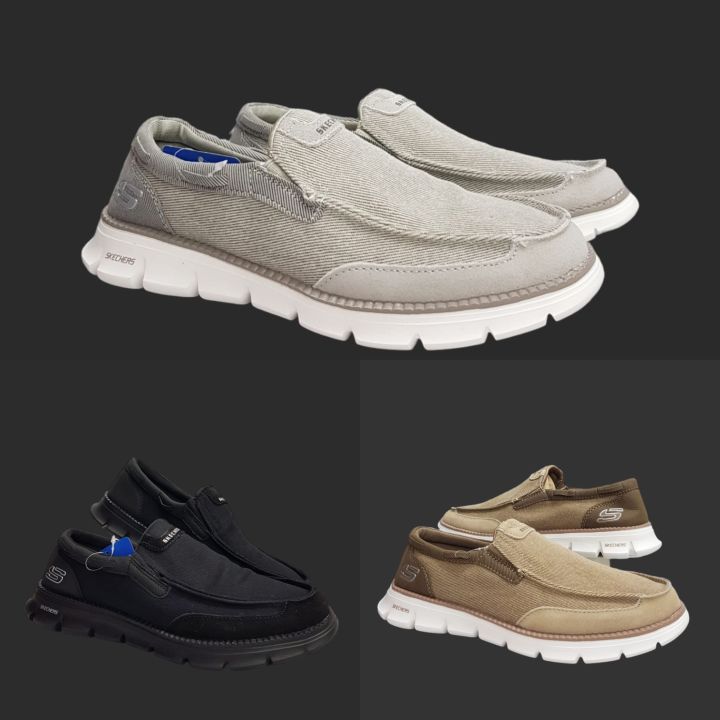 SEPATU SKECHERS CLASSIC SLIP ON MAN/SKECHERS CLASSIC MAN/SEPATU