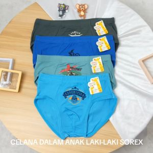 Celana Dalam Anak & Remaja Laki-Laki Isi 3 PCS Sorex GM 603-1 Size S-XL Supersoft Super Lembut