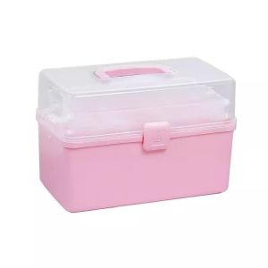 Hộp Đựng Dụng Cụ Mỹ Thuật Cầm Tay Trong Suốt Đựng Đồ Dùng Học Sinh Vẽ Tranh Nước Đa Năng Hộp Đựng Đồ Để Bàn Bằng Nhựa Công Chúa