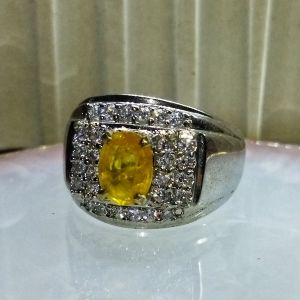 Cincin Batu Yellow Catam Natural