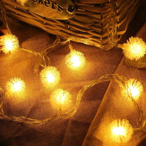 other | 2026 Dandelion Ball LED String Lights Christmas Fairy Lights Battery Operated Decor Lights for Xmas Tree Bedroom Holiday Party