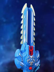 Kid Sword Launcher Led Spinning Top Toy Creative Hand Cranked Color Luminous Spinning Toys For Boys Girls Children Gifts