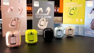 Headset Bluetooth TWS Ultrapods Max In Ear Bluetooth 5.3 Gaming Music Sports Headset Stereo Nirkabel Kualitas Tinggi Low Latency Super Long Battery Life Dengan Mic HD Call Headphone