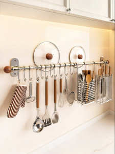 MODERN SWEETHOME | Suction Mounted Non-Drilling Kitchen Storage Rack