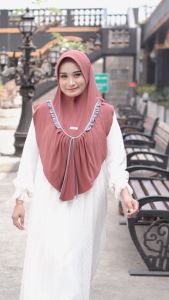 Hijab Instan Jilbab Bergo Jersey Couple Agatha Mom Linalivia