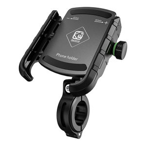 [ToolOutlet]Durable Anti-Vibration Bike Phone Mount for Mountain and Dirt Bikes with Flexible Clamp and Weatherproof Coating
