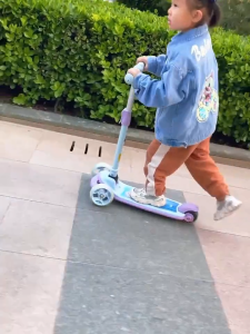 Disney Scooter Children 3-6 to 12 Year Old Beginners Male and Female Princess Baby Toy Slippery Bike