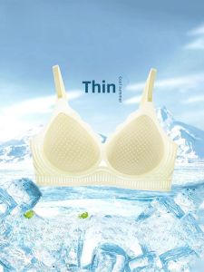 MiiOW | Cool Sensation Thin Womens Underwear Breathable Cup Jelly Gel Support Prevent Sagging Bra Comfortable Summer Design Adjustable Straps