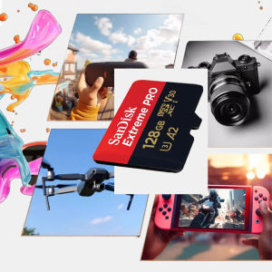 SanDisk Extreme PRO/MAX ENDURANCE MicroSD Memory Card 32GB 64GB 128GB 256GB 512GB 1TB 4K UHD C10 U3 V30 for DSLR Cameras