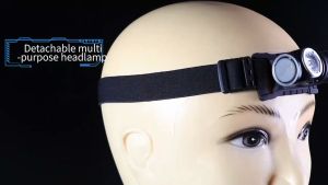 Asafee 6603 P8 600LM LED Headlamp IPX4 Waterproof 65° Rotation Work Light 60G Lightweight Lamp Type-C Rechargeable Headlight Built-in Battery Tail Magnetic Removable Headband Outdoor