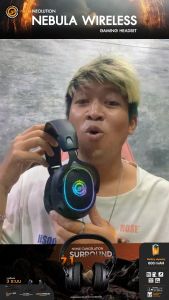 Neolution E-Sport Gaming Headset Nebula Wireless หูฟังเกมมิ่ง หูฟังไร้สาย มีไมโครโฟน มีไฟ RGB 7.1 หรือ 2.4GHz