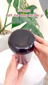 Máy Xay Hạt Khô miniSaffron Hạt Tiêu Bột Ngũ Cốc Cafe Thảo Dược Các Loại Hạt Cực Nhanh