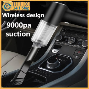 Delixi Vacuum Cleaner Portable Wireless 9000Pa mini Handheld Wet Dry cordless vacuum for Car/Home/bed