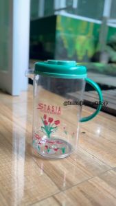 Water Jug Eskan Stasia / Ceret Kaca Bening 2 L - Diansari