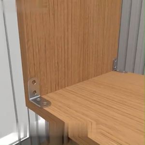 Siku L Besi Stainless Siku Rak Plat Bracket Siku Penyangga Rak Dinding Siku L Rak Serbaguna PH C1190