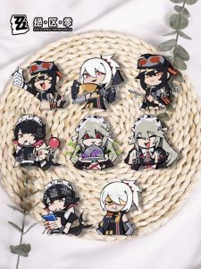 Acrylic Anime Lapel Pin Bag Pack Decoration Student Backpack Small Pendant Gift Creative Festival Supplies Keychain