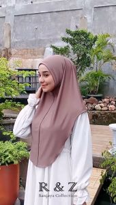 Hijab Instan Bergo Penguin Non Ped Jersy/Hijab Bergo Non Ped/Jilbab Non Ped/Bergo Malay Non Ped Kerudung Instan