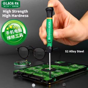 LAOA Ball Head Hex Screwdriver FlatHead Screw Driver with Magnetism Screwdrivers S2 58HRC Alloy Steel Anti-slip Handle 1pc