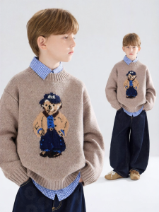 MUCMUKN | Jacquard Anti-Pilling Wool Blend Sweater