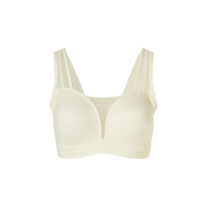 plusmall | Plus Size Soft Support Breathable Invisible Thin Fixing Cup Brassiere