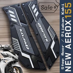 Motopad27 karpet motor new aerox 155 pijakan kaki yamaha new Aerox alas pijakan kaki motor aerox 155 full karet premium