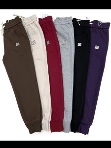 กางเกงลำลองสีเทาทรงหลวมสำหรับผู้หญิง กางเกงขายาวเอวสูงสไตล์ฮาราจูกุ ทรงหลวม สวมใส่สบาย ใส่ได้หลากหลาย