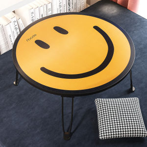 Bed Desk Study Table Laptop Desk Foldable round Bay Window Small Table Bean Bag Bedroom Sitting Table