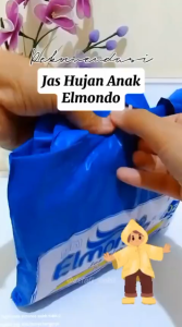 Jas Hujan Anak Karakter Hoodie EVA Ponco Lengan Polos / Jas Hujan Anak kuromi murah Berkualitas