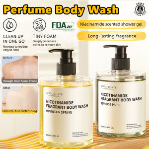 Body Wash With Niacinamide For Men Women Whitening Easy To Rinse Body Wash Liquid Soap Long Lasting Fragrance Fine Foam Clean Dirt Body Wash Luxe Organix Fragrance Shower Gel Moisturizing Anti-itch Acne-clearing Adiant Sensitive Smoother Two Scents
