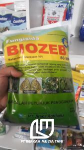 Fungisida Biozeb 80 WP 800 Gram Mankozeb Plus Zinc Tanpa Endapan