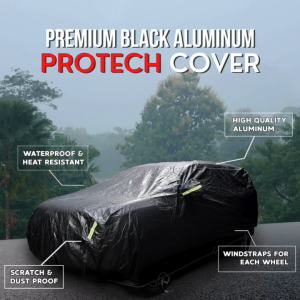 Changan Nevo AOV 5 Protech Lab - Premium 3-Layered All Weather BLACK Aluminum Car Cover