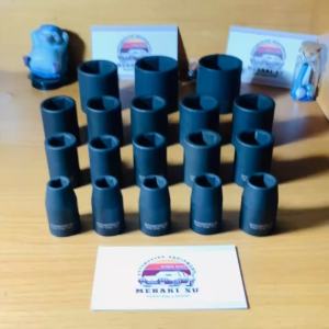 KHẨU - TUÝP ngắn đầu 1/2 inch dùng cho máy vặn. Hàng KOURITSU (Nhật Bản) thép Cr-Mo siêu cứng siêu bền [chính hãng]