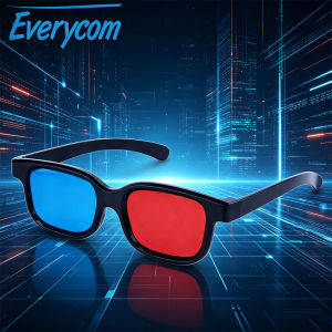 Bộ Kính Máy Chiếu 3D Everycom - Đỏ Và Xanh Dương 1 Cặp HQ11W D10S Q13W Phụ Kiện Máy Chiếu Tương Thích Với Máy Chiếu Thông Minh