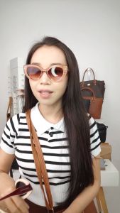 Mắt kính mát nữ mắt mèo gọng kính nhựa UV400 Jaliver Young SP - 2050