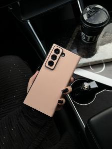 เคสโทรศัพท์ Samsung W25 หนังแท้ ป้องกันการตกหล่น ปกป้องเต็มจอ ดีไซน์เรียบง่าย สไตล์ธุรกิจ เข้ากันได้สำหรับคู่รัก